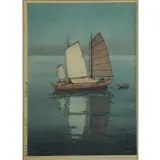 Hiroshi Yoshida, Sailing Boats - Afternoon