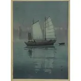 Hiroshi Yoshida, Sailing Boats - Night