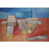 Fred Mitchell, Study for Saw Mill, Oil on Board "Study for Saw Mill"