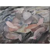 Monika Misslback, M.M. 79, Oil on Canvas
