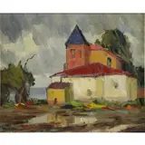 Las Cruces by Arturo Pacheco Altamirano, Oil/Canvas, offered Jun 2014