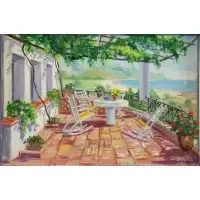 Boris Vassiloff, B. Vassiloff / Spain: Malaga., Oil on Canvas
