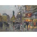 Édouard Cortès, Place de la Republique et Rue du Tample