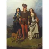 Frederick R Pickersgill, Jealousy, Oil on Canvas "Jealousy" Signed lower right