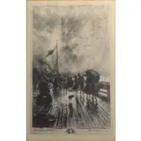 Félix Buhot, Debarquement en Angleterre, Etching, Drypoint, and Aquatint