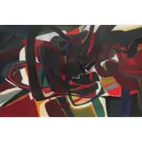 Pierre Jourda, No 348., 1963 Abstract Oil on Canvas