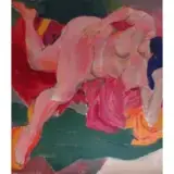 Stephen Ettinger, Large O/C of a Reclining Nude
