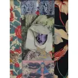 Jerold Burchman, Secret Garden., Mixed Media/Canvas "Secret Garden." Signed and dated 1991 verso