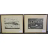 Chinni, Prova D'Autore., Two 20th Century Etchings