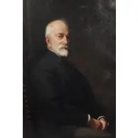 Maurice Ingres, Untitled, Oil On Canvas Portrait of a Benjamin F. Tracy, former U.S. Secretary of Navy