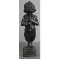 Mabel Conkling, Plumbed as a fountain, Bronze Pan Playing a Flute