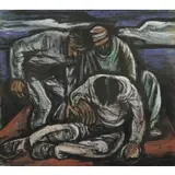 Francis Erdelyi, The Rescue, Ink and Gouache on Paper