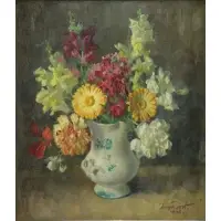 Joseph Jost, Still Life, Oil on Canvas