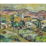Jehudith Sobel, Kibbutz Amir, Israel, Oil on Canvas