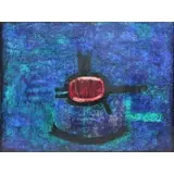 DeForrest Ribley, Abstract Composition, Oil on Masonite
