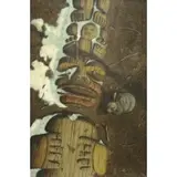 Arne Charles Besser, fleabite, Oil on Canvas
