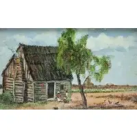 Farm Scene by William Aiken Walker, Oil on Canvas, offered Nov 2015