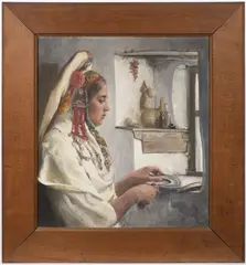 Jan Václav Mrkvička, A Bulgarian Girl, 1901, Oil on canvas