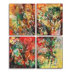 Four Seasons by Mauro Malang Santos, oil on canvas, offered Sep 2026