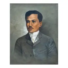 Crispin V. Lopez, Portrait of Jose Rizal, oil on canvas