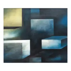 Justin Nuyda, Search, oil on canvas