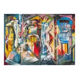 Collaboration Emmanuel Garibay Rene Robles, Untitled (Fusion Series), oil on canvas