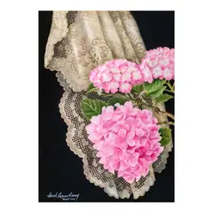 Araceli Dans, Pink Serenade, watercolor on paper
