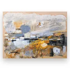 Composition X by José T. Joya, oil on paper, offered Sep 2024