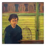 Onib Olmedo, Untitled, oil on canvas
