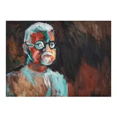 Self-Portrait by Florencio B. Concepcion, oil on canvas, offered Jun 2024