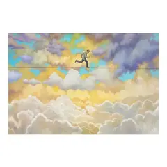 Mark Justiniani, Momentum, oil on canvas