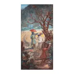 Juan M. Arellano, Untitled, oil on wood