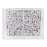 Giovanni Battista Ramusio<br & > Giacomo Gastaldi, Terza Ostro Tavola (The Ramusio-Gastaldi Map of 1563), Copper engraving, printed on paper.