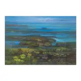 With Magnetic Allure by Juvenal Sansó Garrit, acrylic on paper, offered Jun 2024