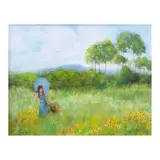 Dante Silverio, Antipolo Flower Farm, oil on canvas