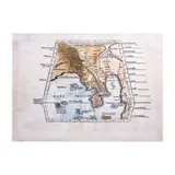 Tabula Undecima (XI) Asiae by Laurent Fries, Martin Waldseemüller & Claudius Ptolemy, woodcut on paper, handcolored, offered Mar 2024