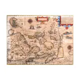 Jan Huygen van Linschoten, Map Title (Translated) : ‘The true depiction or illustration of all the coasts and lands of China, Cochin China, Cambodia, Siam, Malacca, Arracan and Pegu, likewise of all the adjacent islands, large and small, together with the cliffs, riffs, sands, dry parts and shallows; all taken from the most accurate sea charts and rutters in use by the Portuguese pilots today'., copper engraving