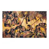 Angelito Antonio, Market Scene, oil on canvas