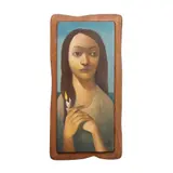 Emmanuel Garibay, Liyab, oil on wood