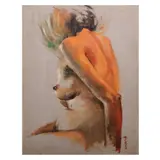 Nude Profile by Juvenal Sansó Garrit, oil on canvas, offered Sep 2022