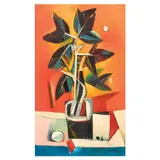 Dark Plant #1 by Ang Kiukok, oil on canvas, offered Jun 2022