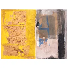 HAC by Florencio B. Concepcion, oil and collage on canvas, offered Jun 2022