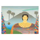 Prudencio Lamarroza, Diwata of the Blue Mountain, oil and acrylic on canvas