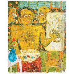 Painter by Mark Andy Garcia, oil on canvas, offered Sep 2021