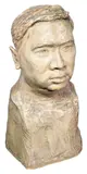 Julie Lluch, Bust of a Man, plaster