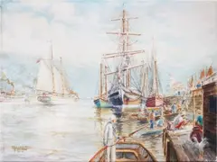 Alfredo Carmelo, Untitled, watercolor on paper