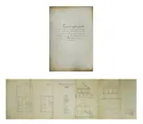 Titled : Proyecto reformadode construcción de un e by Rare Architectural Plans for a Courthouse and Jail Dated 16 May 1895, Hand-drawn in Pen & Ink, on Six Pages, folded, on, offered Jun 2019