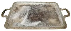 Rectangular Silver Plated Platter by Menchu Katigbak Collection, offered Mar 2017