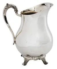 Silver Plated Footed Pitcher by Menchu Katigbak Collection, offered Mar 2017