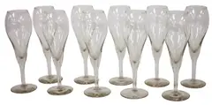 Tulip Shaped Champagne Glass by Menchu Katigbak Collection, offered Mar 2017